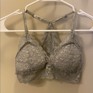 Grey padded bralette